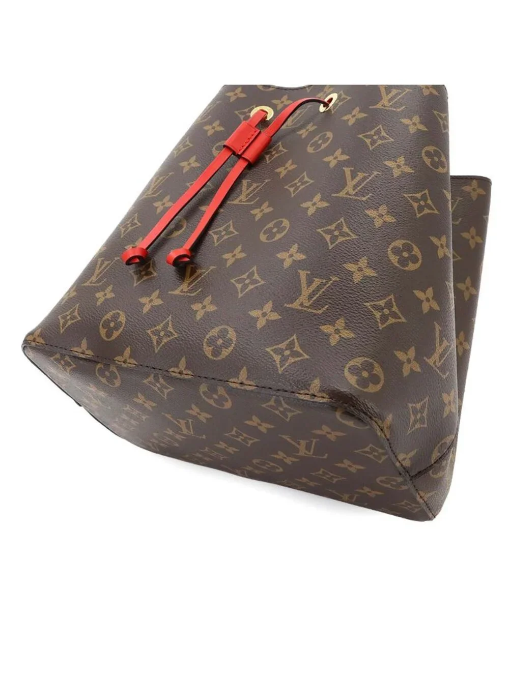 Louis Vuitton Monogram Neo Noe 2-Way Bag Brown Coquelicot